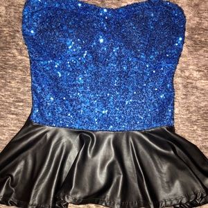 Vintage strapless top